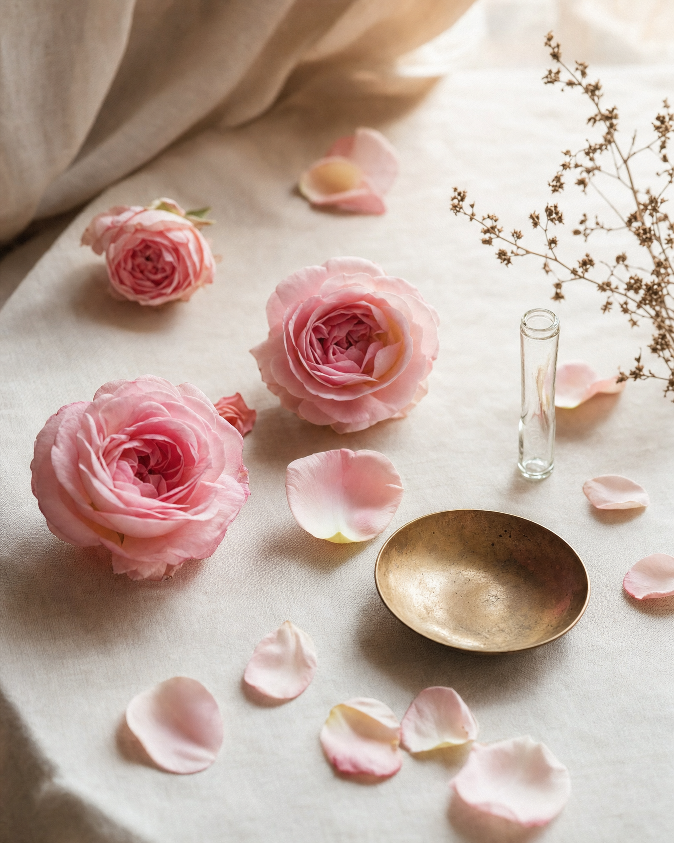 Rose botanical still life — Daily Women's Essentials