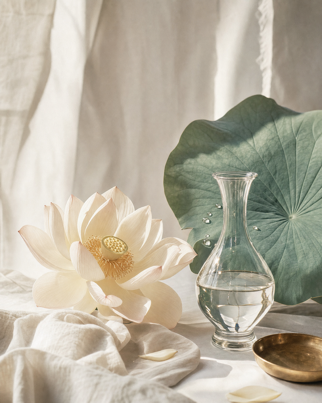 Lotus botanical still life — Electrolyte Balance